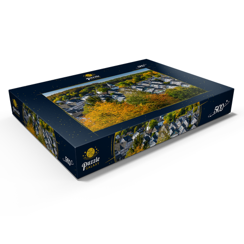 Blick über die Bergmannssiedlung Alter Flecken 500 Puzzle Schachtel Ansicht1