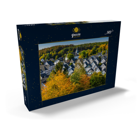 Blick über die Bergmannssiedlung Alter Flecken 500 Puzzle Schachtel Ansicht2