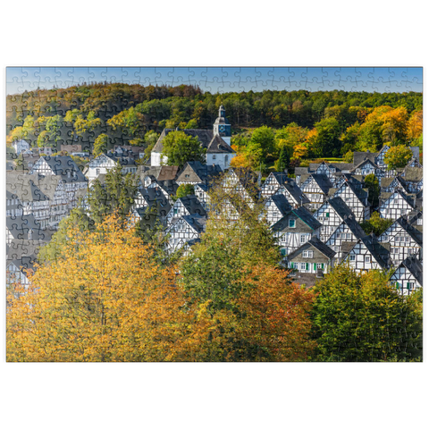 puzzleplate Blick über die Bergmannssiedlung Alter Flecken 500 Puzzle