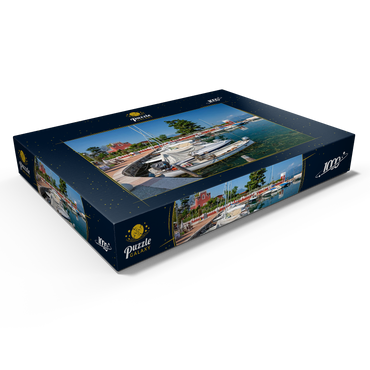 Hafen von Padenghe sul Garda 1000 Puzzle Schachtel Ansicht1