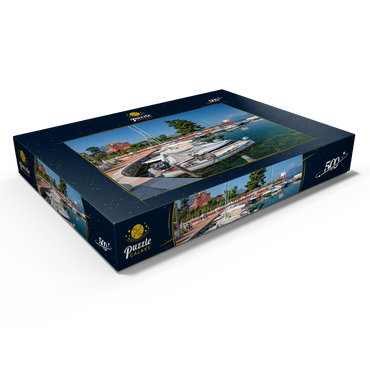 Hafen von Padenghe sul Garda 500 Puzzle Schachtel Ansicht1