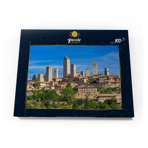 Geschlechtertürme von San Gimignano, Provinz Siena, Toskana 100 Puzzle Schachtel Ansicht3