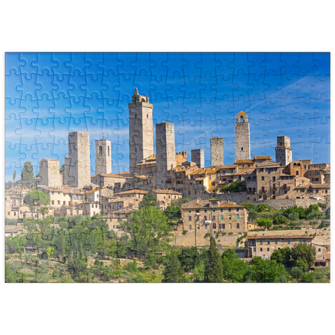 puzzleplate Geschlechtertürme von San Gimignano, Provinz Siena, Toskana 200 Puzzle