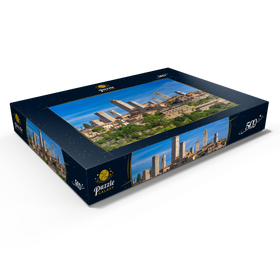 Darstellung des Puzzle Motivs Geschlechtertürme von San Gimignano, Provinz Siena, Toskana - Puzzleteile: 500