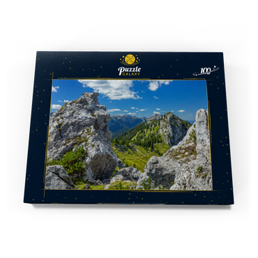 Landschaft am Teufelstättkopf (1758m) 100 Puzzle Schachtel Ansicht3