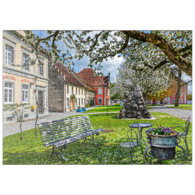 Darstellung des Puzzle Motivs Kloster und Schloss Salem - Puzzleteile: 500