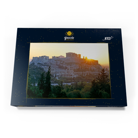 Akropolis in Athen, Griechenland 1000 Puzzle Schachtel Ansicht3