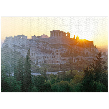 puzzleplate Akropolis in Athen, Griechenland 1000 Puzzle