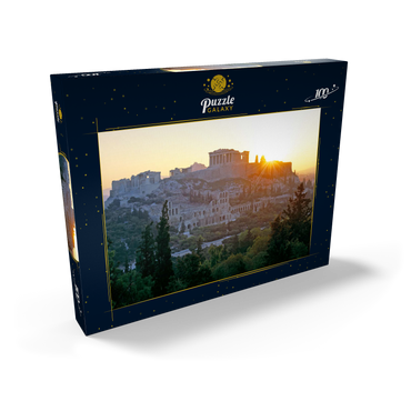 Akropolis in Athen, Griechenland 100 Puzzle Schachtel Ansicht2