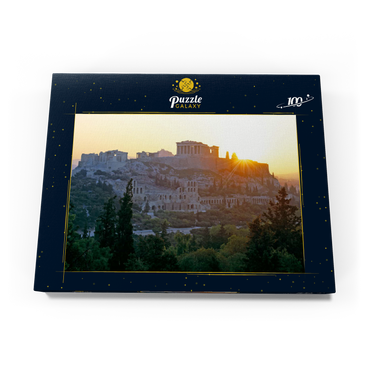 Akropolis in Athen, Griechenland 100 Puzzle Schachtel Ansicht3