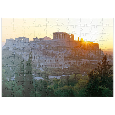 puzzleplate Akropolis in Athen, Griechenland 100 Puzzle