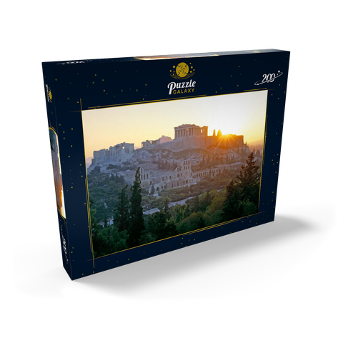 Akropolis in Athen, Griechenland 200 Puzzle Schachtel Ansicht2