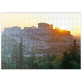 Darstellung des Puzzle Motivs Akropolis in Athen, Griechenland - Puzzleteile: 200