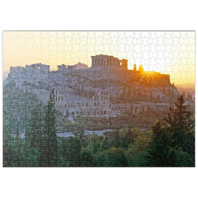 Darstellung des Puzzle-Motivs Akropolis in Athen, Griechenland – Puzzleteile: 500