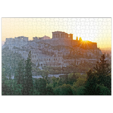 puzzleplate Akropolis in Athen, Griechenland 500 Puzzle