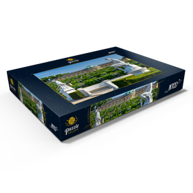 Alternative Darstellung des Puzzle-Motivs Französischer Garten mit dem Schloss Sanssouci und den Weinbergterrassen im Park – Puzzleteile: 1000