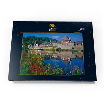 Altes Wirtshaus an der Lahn, Lahntal, Rheinland-Pfalz 1000 Puzzle Schachtel Ansicht3