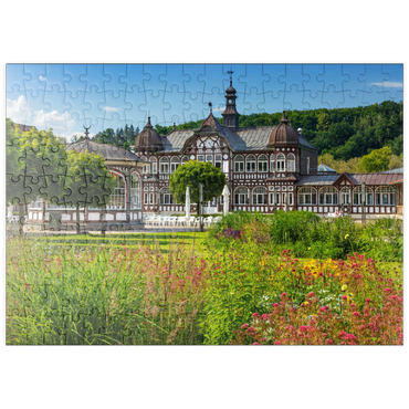 puzzleplate Kuranlagen im Soleheilbad Bad Salzungen, Rhön 200 Puzzle