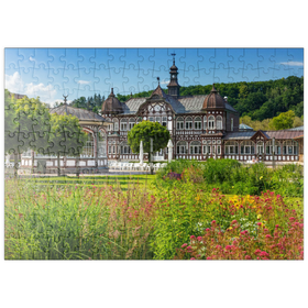 Darstellung des Puzzle Motivs Kuranlagen im Soleheilbad Bad Salzungen, Rhön - Puzzleteile: 200