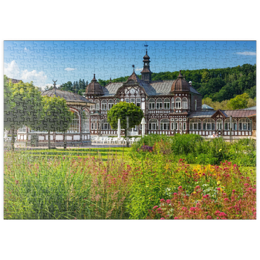 puzzleplate Kuranlagen im Soleheilbad Bad Salzungen, Rhön 500 Puzzle