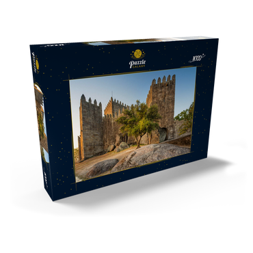 romanische Festungsanlage in Guimarães am Abend 1000 Puzzle Schachtel Ansicht2
