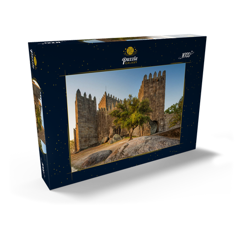 romanische Festungsanlage in Guimarães am Abend 1000 Puzzle Schachtel Ansicht2