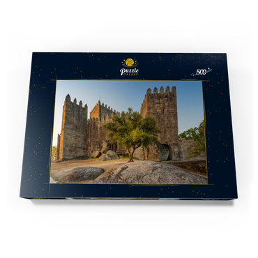romanische Festungsanlage in Guimarães am Abend 500 Puzzle Schachtel Ansicht3