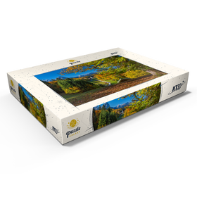 Alternative Darstellung des Puzzle-Motivs Wamberg, Kirche St. Anna gegen Daniel, Garmisch-Partenkirchen, Oberbayern – Puzzleteile: 1000