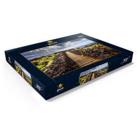 Alternative Darstellung des Puzzle-Motivs Weg an der Küste bei Las Puntas, El Golfo, Insel El Hierro, Kanarische Inseln, Spanien – Puzzleteile: 200
