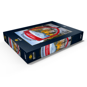 Alternative Darstellung des Puzzle-Motivs Val Morteratsch mit Blick zu Bernina Gruppe – Puzzleteile: 1000