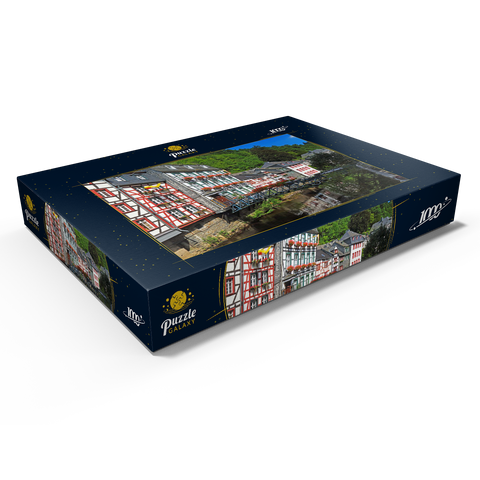 Fachwerkhäuser an der Rur, Monschau 1000 Puzzle Schachtel Ansicht1