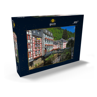 Fachwerkhäuser an der Rur, Monschau 1000 Puzzle Schachtel Ansicht2