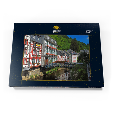 Fachwerkhäuser an der Rur, Monschau 1000 Puzzle Schachtel Ansicht3
