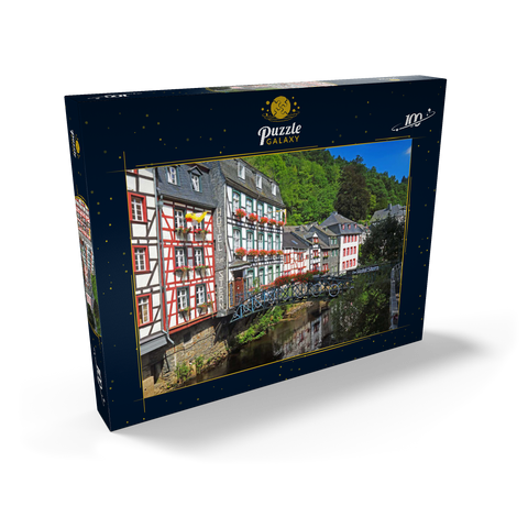 Fachwerkhäuser an der Rur, Monschau 100 Puzzle Schachtel Ansicht2