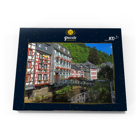 Fachwerkhäuser an der Rur, Monschau 100 Puzzle Schachtel Ansicht3