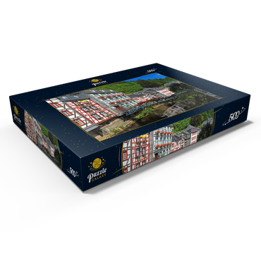 Fachwerkhäuser an der Rur, Monschau 500 Puzzle Schachtel Ansicht1