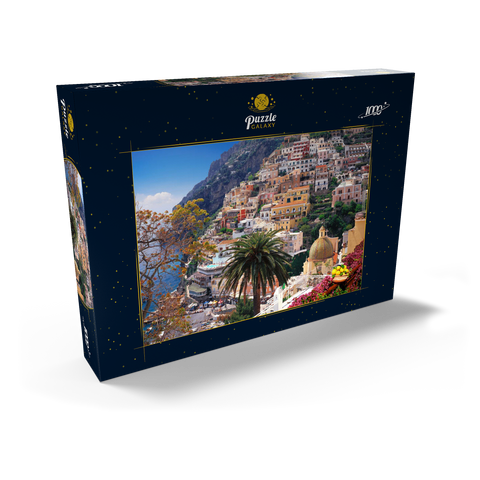 Blick auf den Strand und Ort Positano, Halbinsel von Sorrent, Italien 1000 Puzzle Schachtel Ansicht2