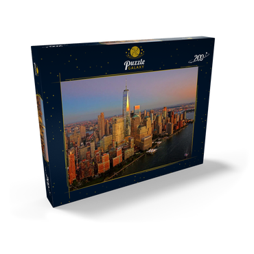 Blick zum One World Trade Center, Manhattan, USA 200 Puzzle Schachtel Ansicht2