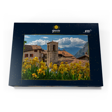 Ville del Monte, Tenno, Gardasee, Provinz Trient, Trentino-Südtirol, Italien 1000 Puzzle Schachtel Ansicht3