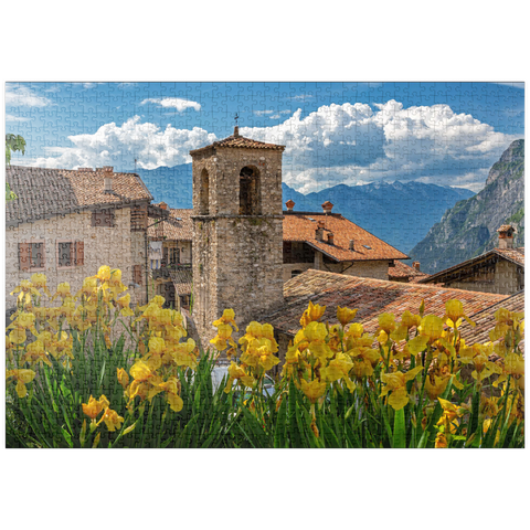 puzzleplate Ville del Monte, Tenno, Gardasee, Provinz Trient, Trentino-Südtirol, Italien 1000 Puzzle
