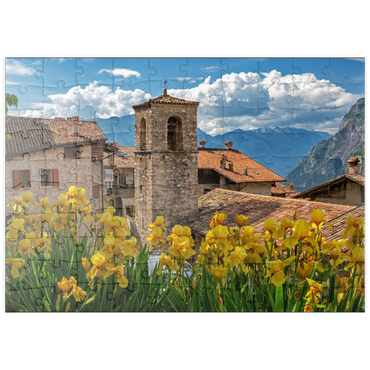 puzzleplate Ville del Monte, Tenno, Gardasee, Provinz Trient, Trentino-Südtirol, Italien 100 Puzzle