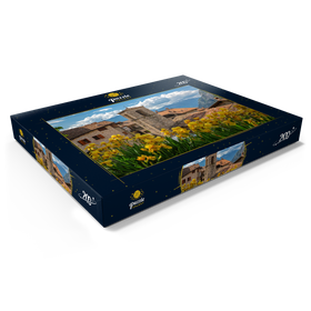 Alternative Darstellung des Puzzle-Motivs Ville del Monte, Tenno, Gardasee, Provinz Trient, Trentino-Südtirol, Italien – Puzzleteile: 200
