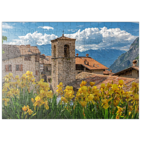 Darstellung des Puzzle-Motivs Ville del Monte, Tenno, Gardasee, Provinz Trient, Trentino-Südtirol, Italien – Puzzleteile: 200