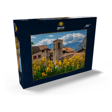 Ville del Monte, Tenno, Gardasee, Provinz Trient, Trentino-Südtirol, Italien 500 Puzzle Schachtel Ansicht2