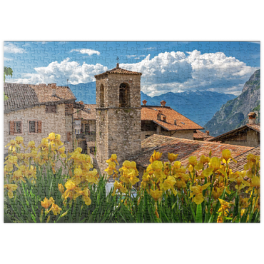 puzzleplate Ville del Monte, Tenno, Gardasee, Provinz Trient, Trentino-Südtirol, Italien 500 Puzzle