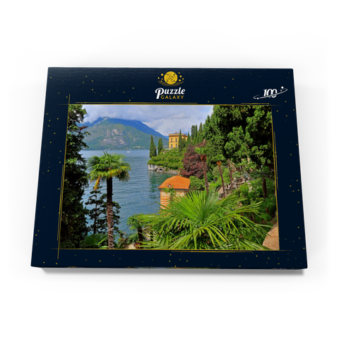 Botanischer Garten der Villa Monastero, Varenna, Comer See, Lombardei, Italien 100 Puzzle Schachtel Ansicht3