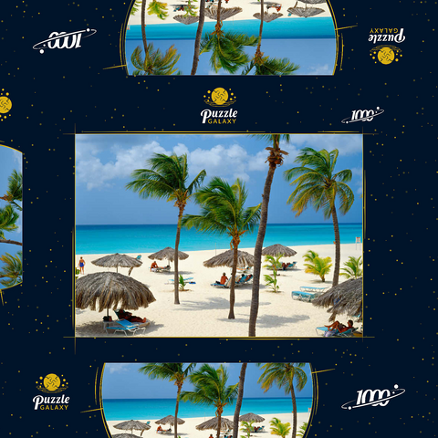 Eagle Beach, Aruba, Inseln unter dem Winde, Karibik 1000 Puzzle Schachtel 3D Modell