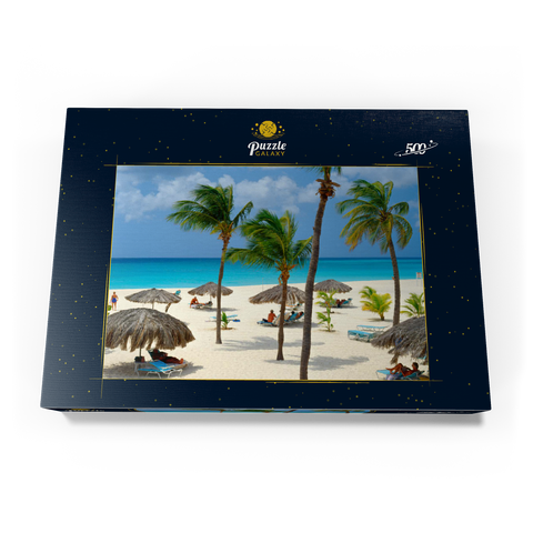Eagle Beach, Aruba, Inseln unter dem Winde, Karibik 500 Puzzle Schachtel Ansicht3