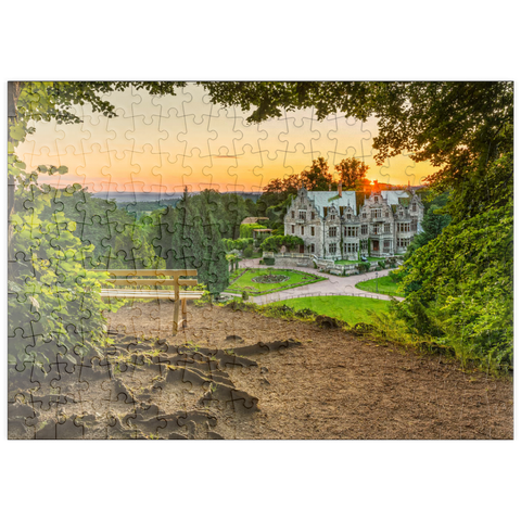 puzzleplate Sommerresidenz Schloss Altenstein im Altensteiner Park, Wartburgkreis 200 Puzzle