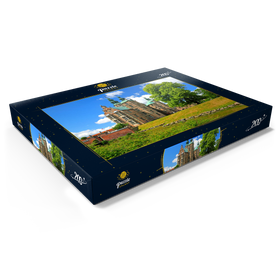 Alternative Darstellung des Puzzle-Motivs Schloss Rosenborg im Königsgarten, Kopenhagen, Seeland, Dänemark – Puzzleteile: 200